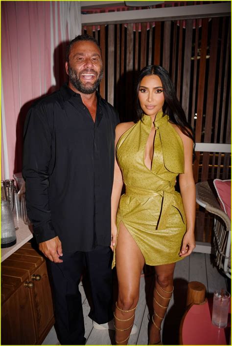 kim kardashian hangs out with shirtless maluma while attending first