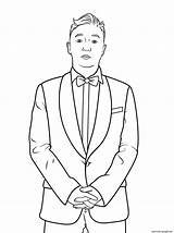 Coloring Psy Celebrity Pages Printable Gangnam Style Book Singers Famous Color Template Categories sketch template