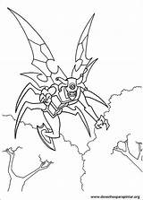 Novos Insectoide sketch template