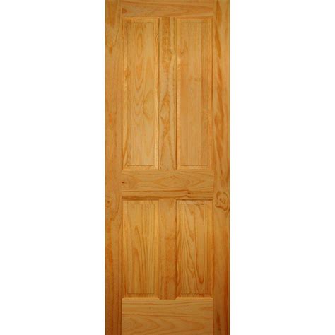 builders choice       panel solid core pine single prehung