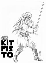 Fisto Kit Jedi Ausmalbilder Aayla Amidala Secura sketch template