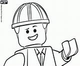Lego Coloring Emmet Movie Pages Face Printable Character Protagonist Main Games Legos Birthday Gif Color Choose Board Unikitty Drawing sketch template