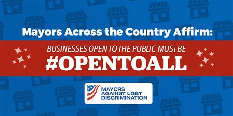 30 mayors sign open statement supporting lgbtq non discrimination as