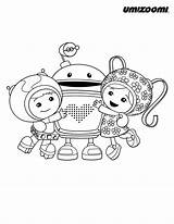 Umizoomi Team Coloring Pages Geo Milli Bot Hug Color Christmas Getdrawings sketch template
