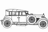 Coloring Pages Car Model Classic Kids Antique Memorable Inspiring Print Rolls Royce Color Dragster Co2 Ghost Silver Size Netart Template sketch template