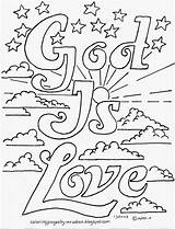 Coloring God Pages Printable Bible Loves Kids Choose Board Jesus sketch template