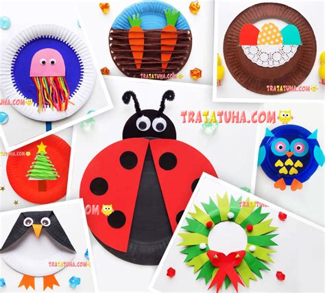 paper plate crafts  kids collection  interesting ideas