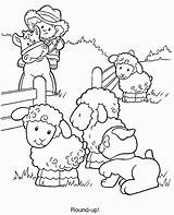 Coloring Pages Farming Scenes Farm Scene Popular sketch template