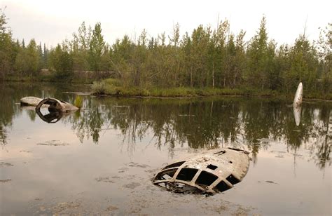 a real downed b 29 in alaska abandoned aircraft wwii
