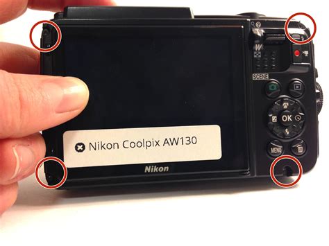nikon coolpix aw  panel replacement ifixit repair guide