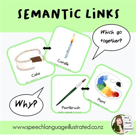 semantic links speech language illustrated