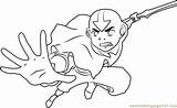 Avatar Aang Coloring Legend Pages Last Airbender Coloringpages101 Pdf Color Cartoon sketch template