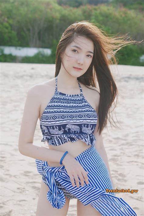 Sexy Cute Asian Girl W Blue Bikini Hottes 2020 Nude