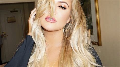 Khloe Kardashian Has Some Serious Blonde Ambition As She Takes A Sexy