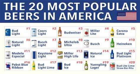 infographic    popular beers  america   feast