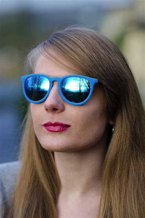 my new ray ban blue velvet erika sunglasses raindrops of sapphire