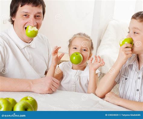 family  apples stock photo image  white kitchen
