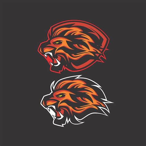 premium vector lion logo