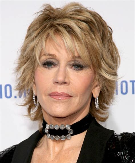 Choppy Look For Mature Fashionistas Jane Fonda Haircut Hairstyle For