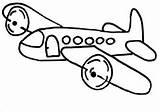 Airplane Coloring Pages Preschool Kindergarten Airplanes sketch template