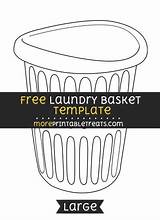 Laundry Basket Template Large Sponsored Links sketch template
