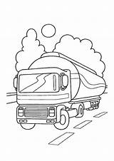 Tankwagen Vrachtwagen Stemmen sketch template
