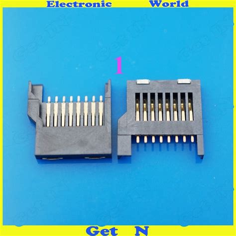 tf card slot easy type pins micro sd memory card slot socket