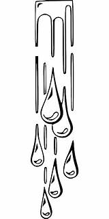 Drops Raindrop Raining Falling Gotas Tetesan Tropfen Hujan Designlooter Haushaltsleiter sketch template