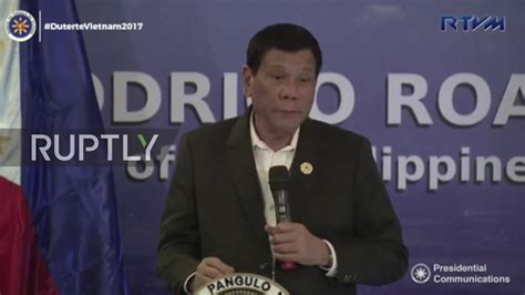vietnam filipino president duterte slams arrogant black