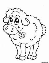 Mouton Schaf Schafe Ausmalbilder Tiere Colorier Ausmalen Kostenlose Vorlagen Malvorlagen Fois Imprimé Jecolorie sketch template