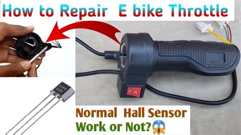 repair  bike throttle repairing damaged  bike throttle replace  bike hall sensor