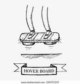 Hoverboard sketch template