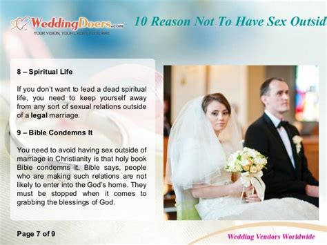 10 reason not to have sex outside of marriage in christianity