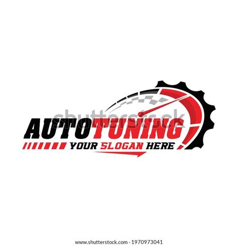 auto tuning logo vector template automotive stock vector royalty