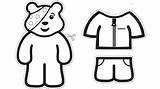 Bear Pudsey Coloring sketch template