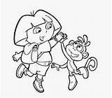 Drawing Dora Boots Coloring Wallpaper Colour Wallpapers Getdrawings sketch template