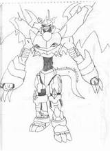Digimon Imperialdramon Paladin Mode Color sketch template