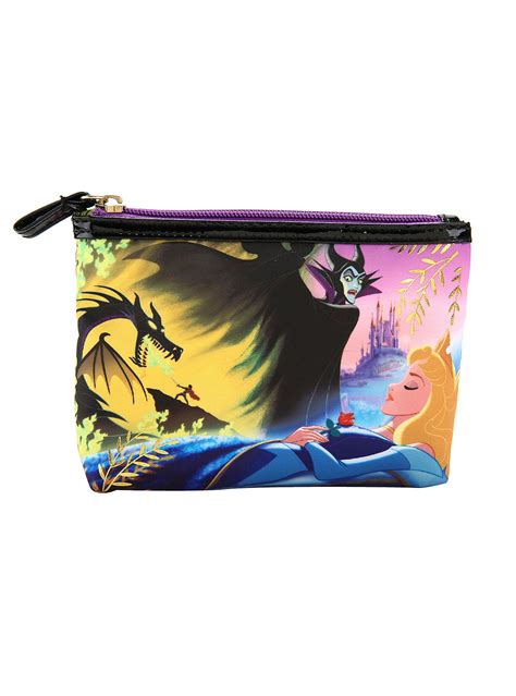 Disney Sleeping Beauty Aurora And Maleficent Cosmetic Bag