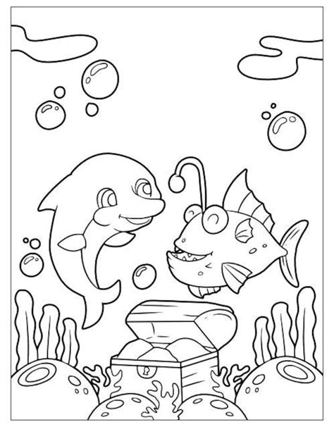 printable coloring pages baby shark friends print  etsy