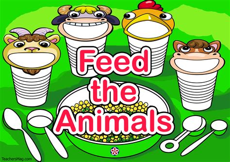 feed  animals printable activity teachersmagcom
