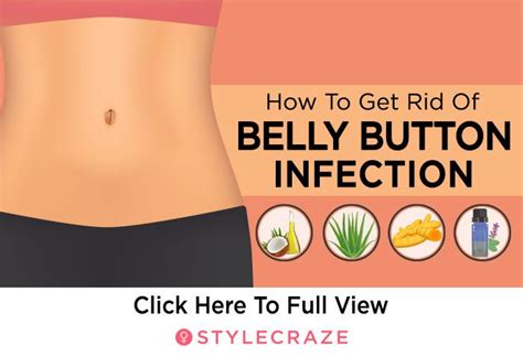 home remedies   rid  belly button infection belly button