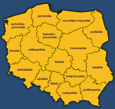 rothlehner mapa polski wojewodztwa