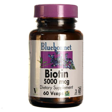 bluebonnet nutrition biotin  mcg  vegetable capsules evitaminscom