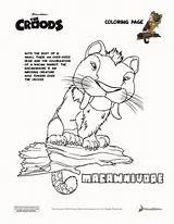 Croods Coloring Pages Macawnivore Hellokids Print Sheet Sheets sketch template