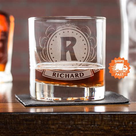 Personalized Whiskey Glass Etched Whiskey Glasses Make The Etsy