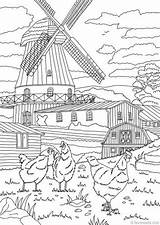 Coloring Pages Mill Adult Adults Country Book Farm Printable Books Colouring Choose Board House Favoreads Sheets Sold Etsy Open Publications sketch template