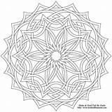 Coloring Pages Mandala High Transparent Resolution Color Printable Celtic Lines Intricate Book Adult Designs Geometry Sacred Grid Knot Mandalas Adults sketch template
