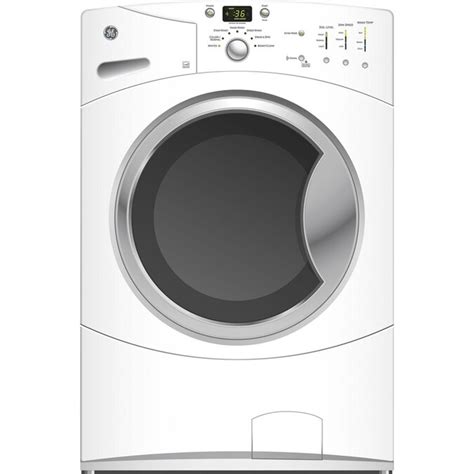 ge  cu ft stackable front load washer white  lowescom