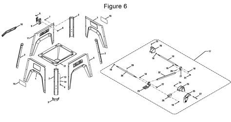ridgid    table  model schematic parts diagram toolbarncom