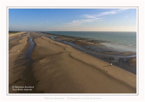 quend plage vu den haut  de la baie de somme  de la cote dopale hauts de france